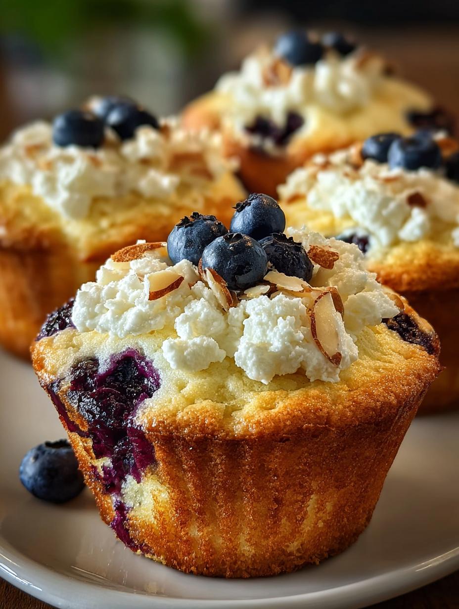 Blueberry Cream Cheese Muffins