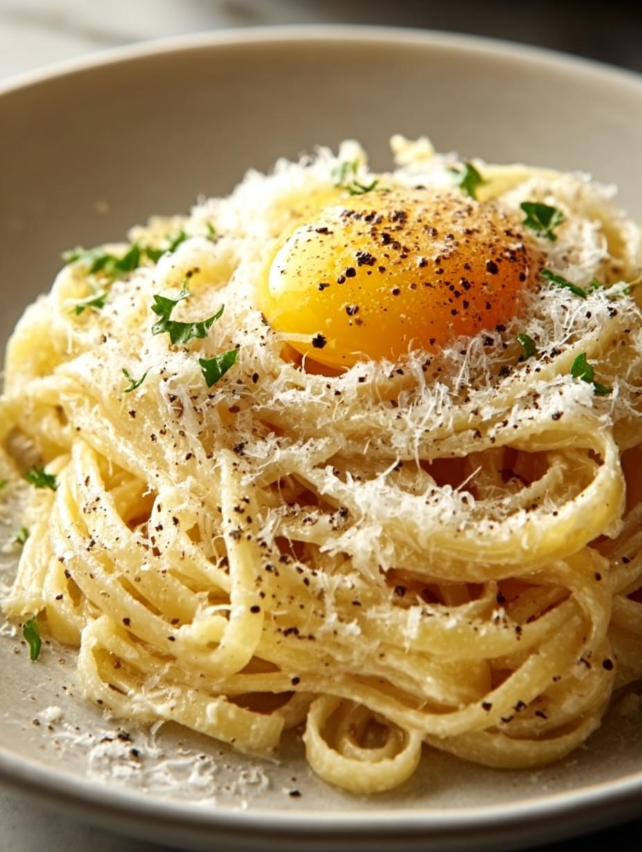 Cacio Pepe Egg Noodles