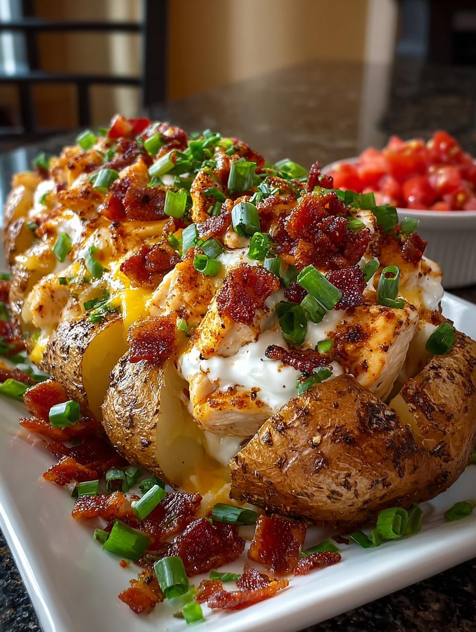 Cajun Chicken Loaded Potato Bake That Will Wow You - Cajun Chicken Loaded Potato - main visual representation