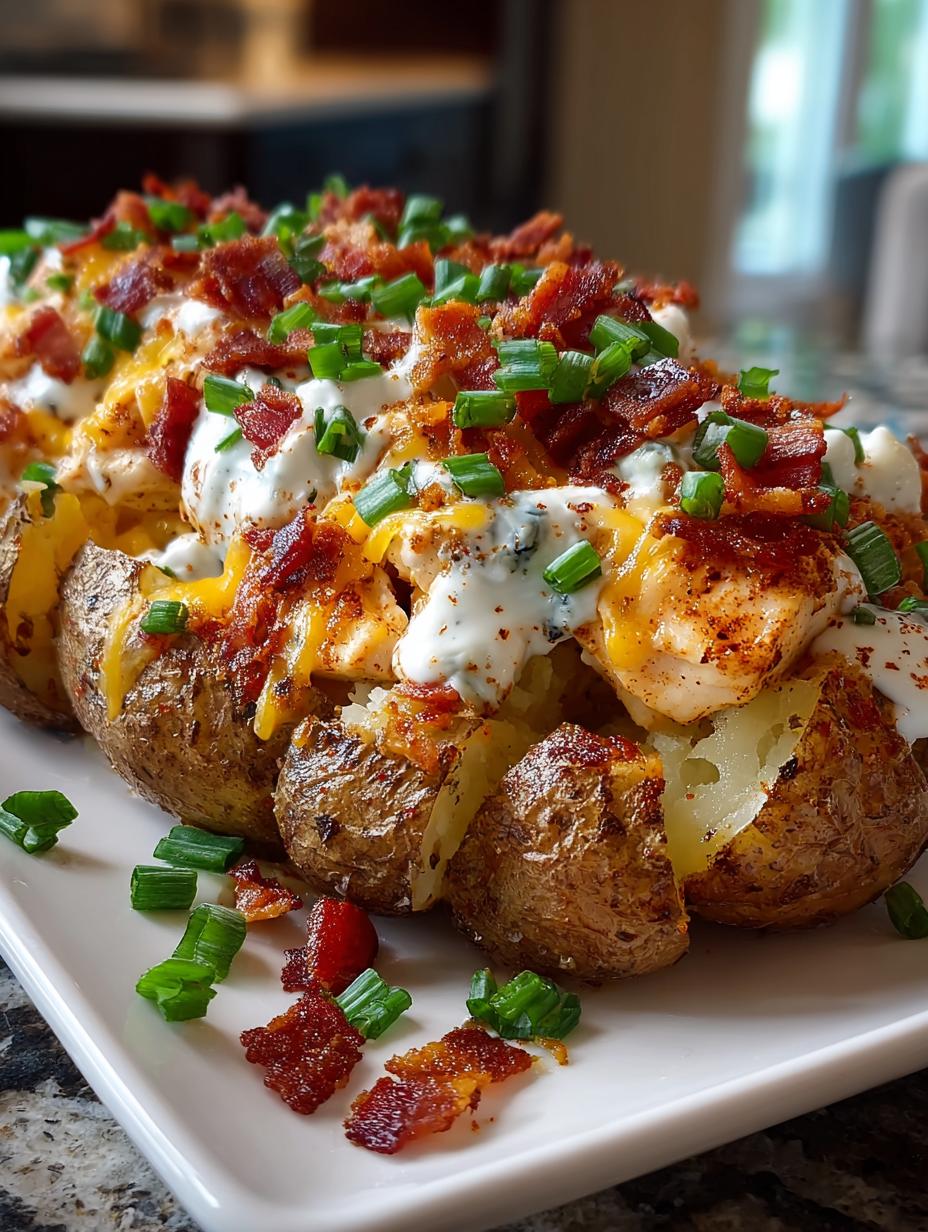 Cajun Chicken Loaded Potato