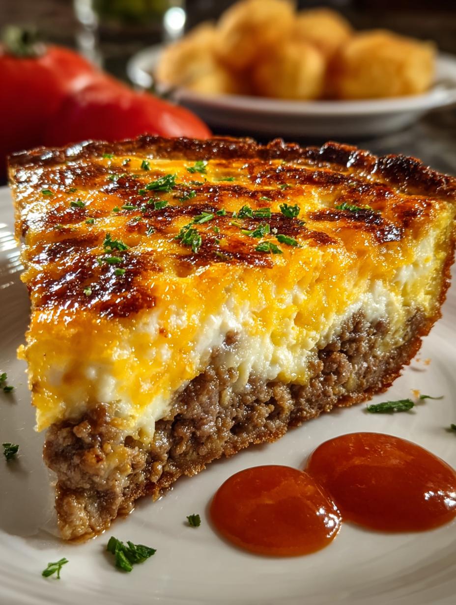 Cheeseburger Pie Family
