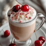 Cherry Vanilla Tea Latte