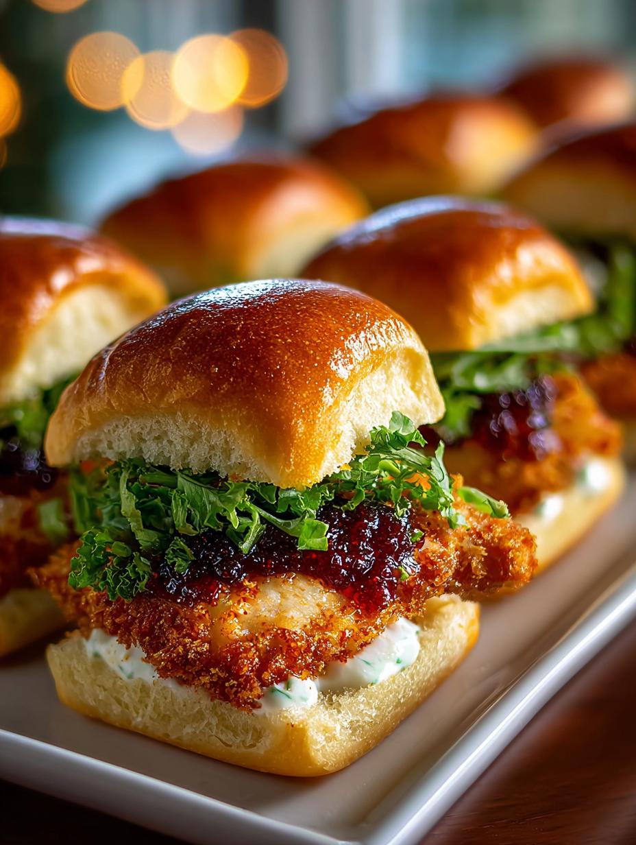 Chicken Bang Bang Sliders