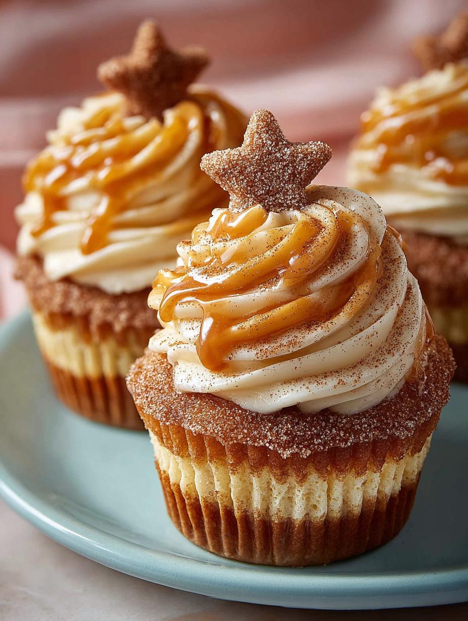 Churro Cupcakes