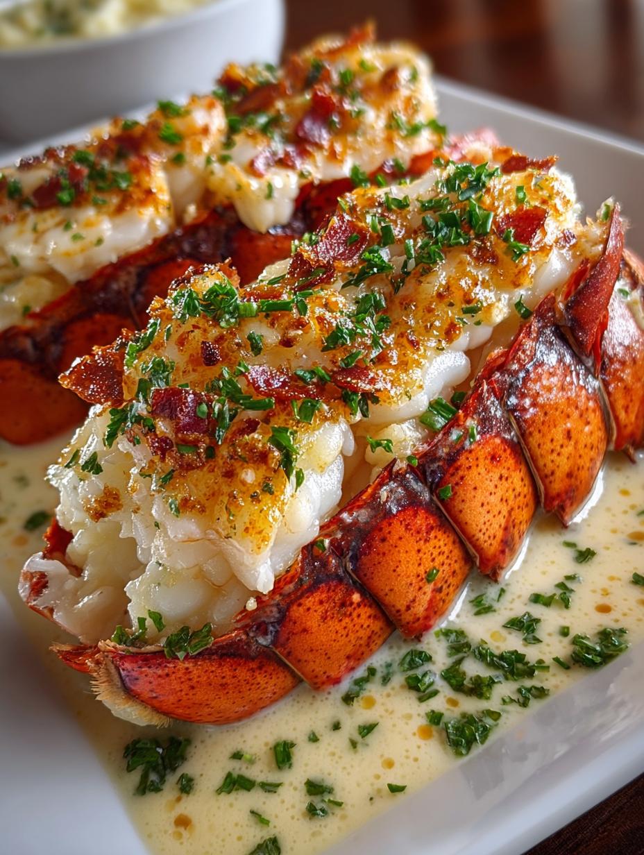 Creamy Garlic Butter Lobster