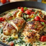 Creamy Mediterranean Chicken Skillet