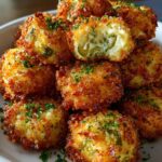 Crispy Pickle Cheese Bites