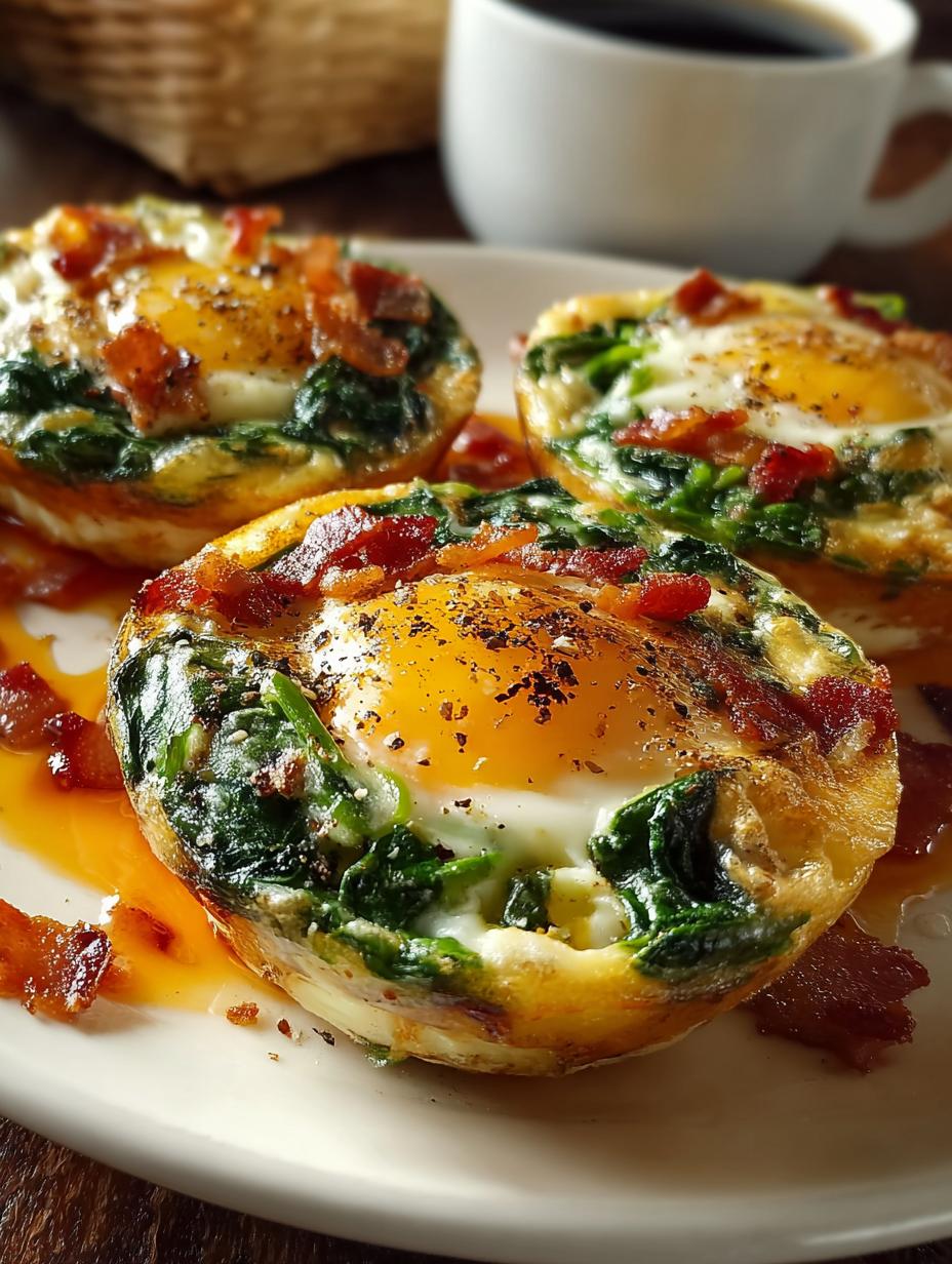 Egg Bite Cups Spinach: 12 Savory Bacon-Filled Delights - Egg Bite Cups Spinach - additional detail