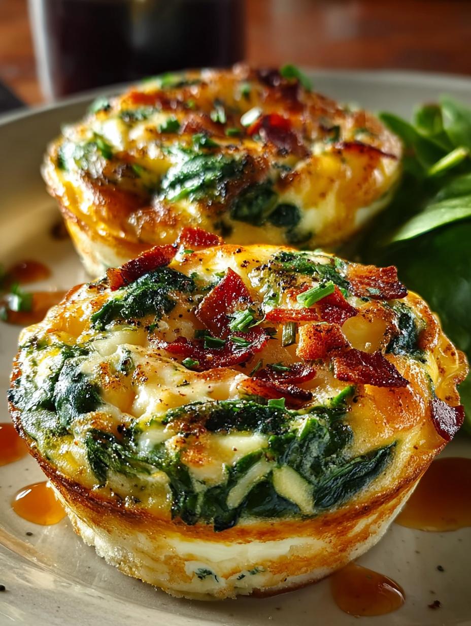 Egg Bite Cups Spinach