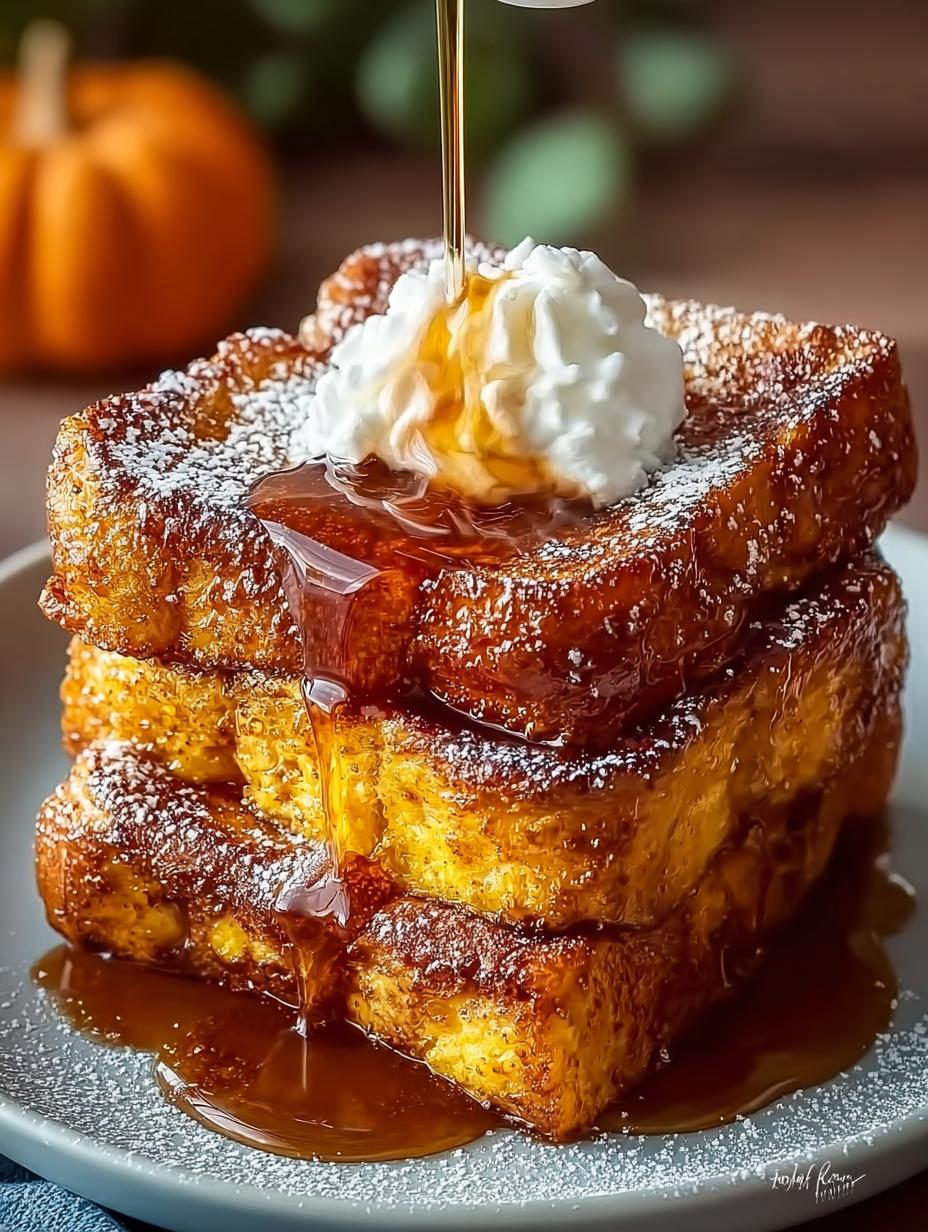 Fall Pumpkin French Toast