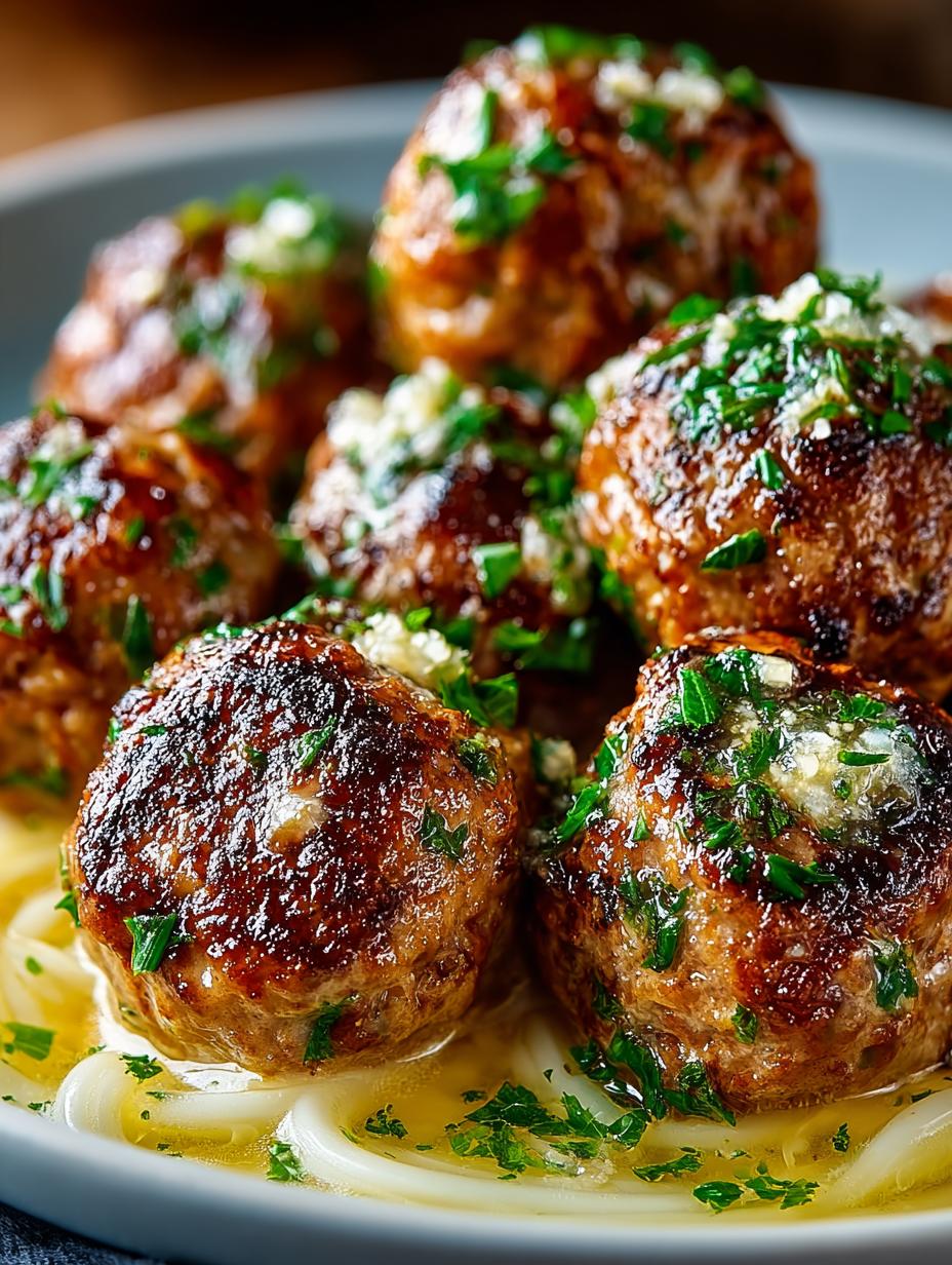 Garlic Butter Meatballs