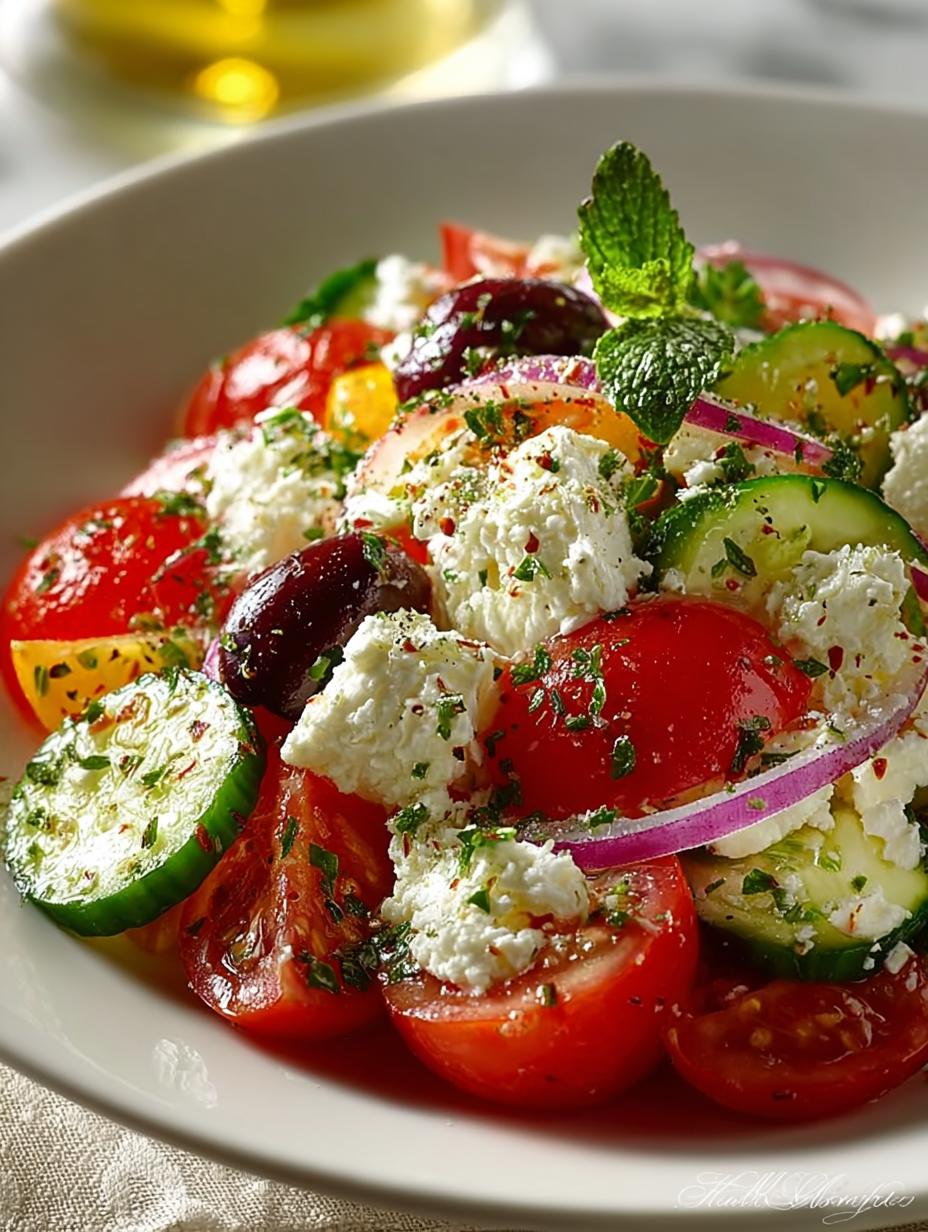 Greek Cottage Cheese Salad: 5 Healthy and Delicious Ways - Greek Cottage Cheese Salad - main visual representation