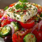 Greek Cottage Cheese Salad