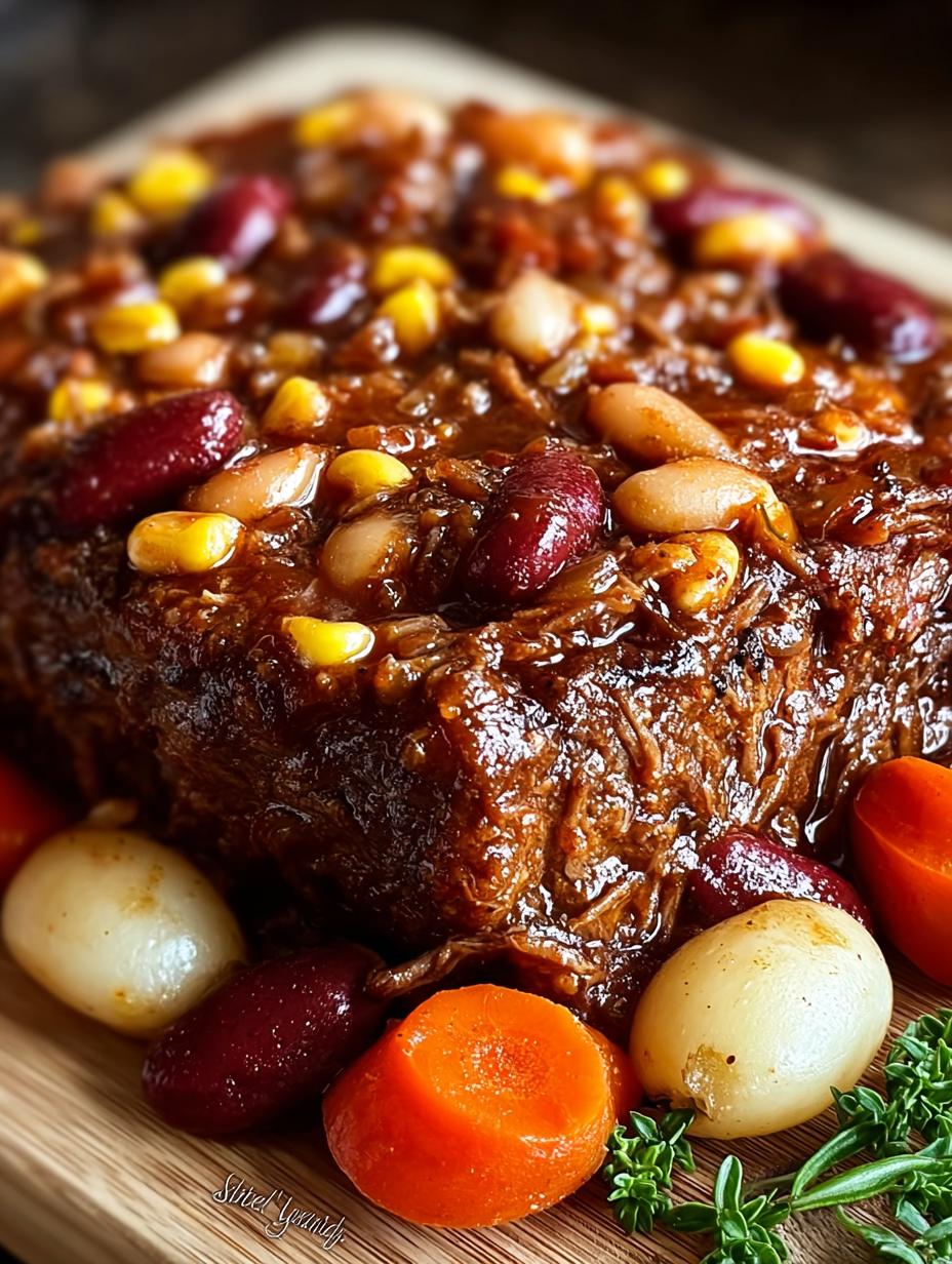 Hearty Slow Cooker Cowboy Beans: 7 Bold Comforting Flavors - Hearty Slow Cooker Cowboy - additional detail