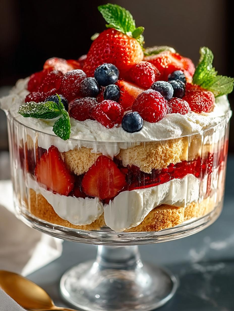 Heavenly Keto Berry Trifle