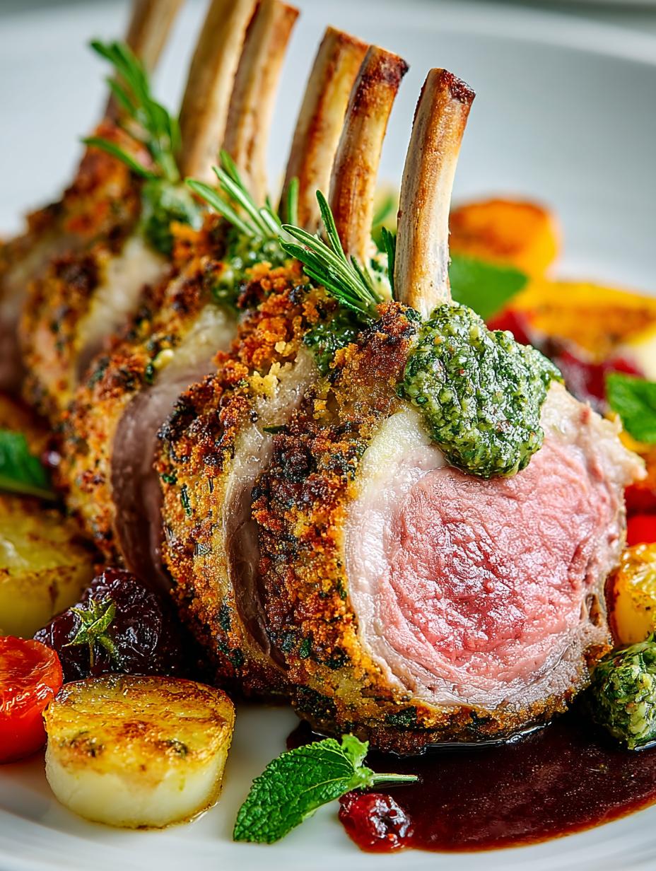Herb Crusted Rack Lamb: 7 Steps to Gourmet Perfection - Herb Crusted Rack Lamb - additional detail
