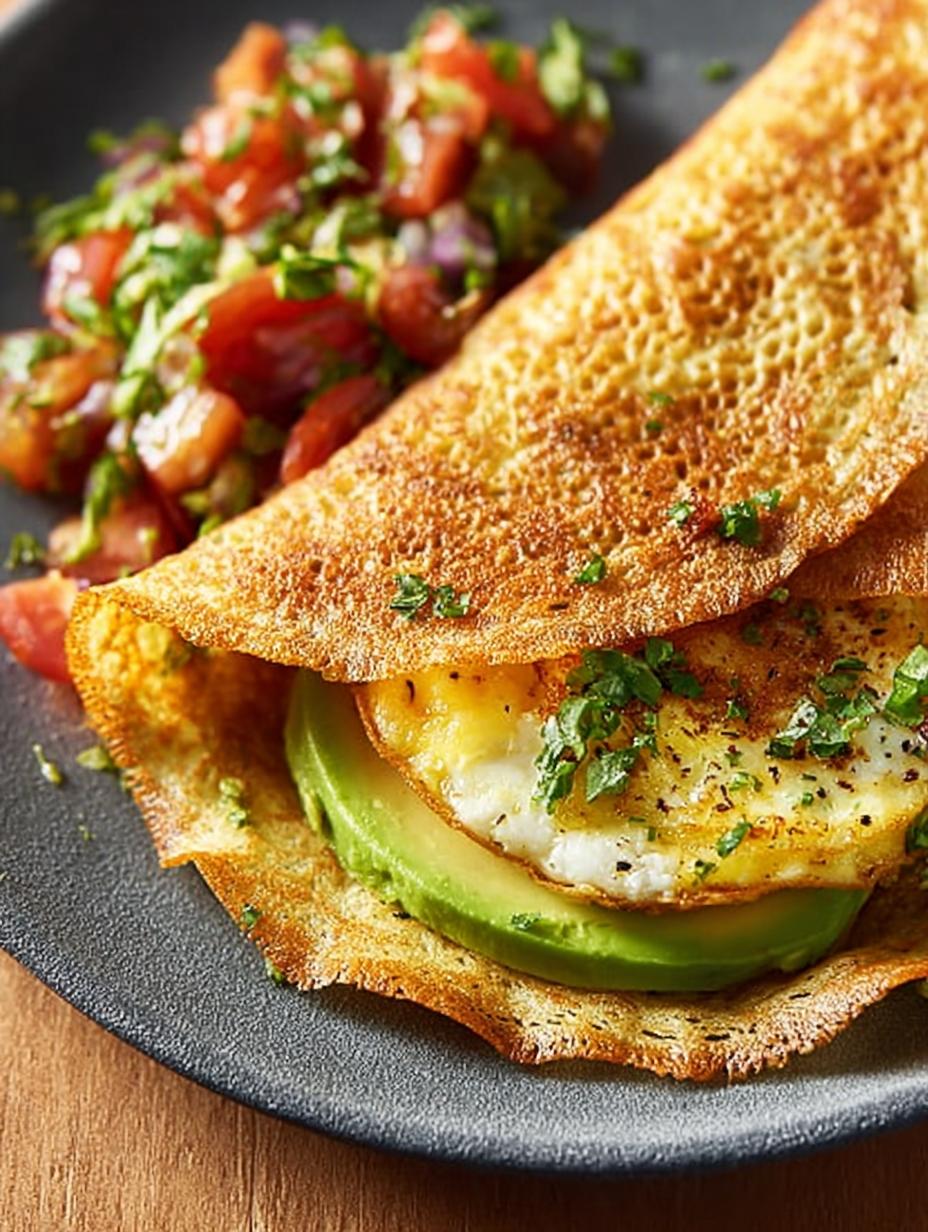 Keto Avocado Egg Crepes