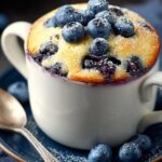 Keto Blueberry Muffin Mug