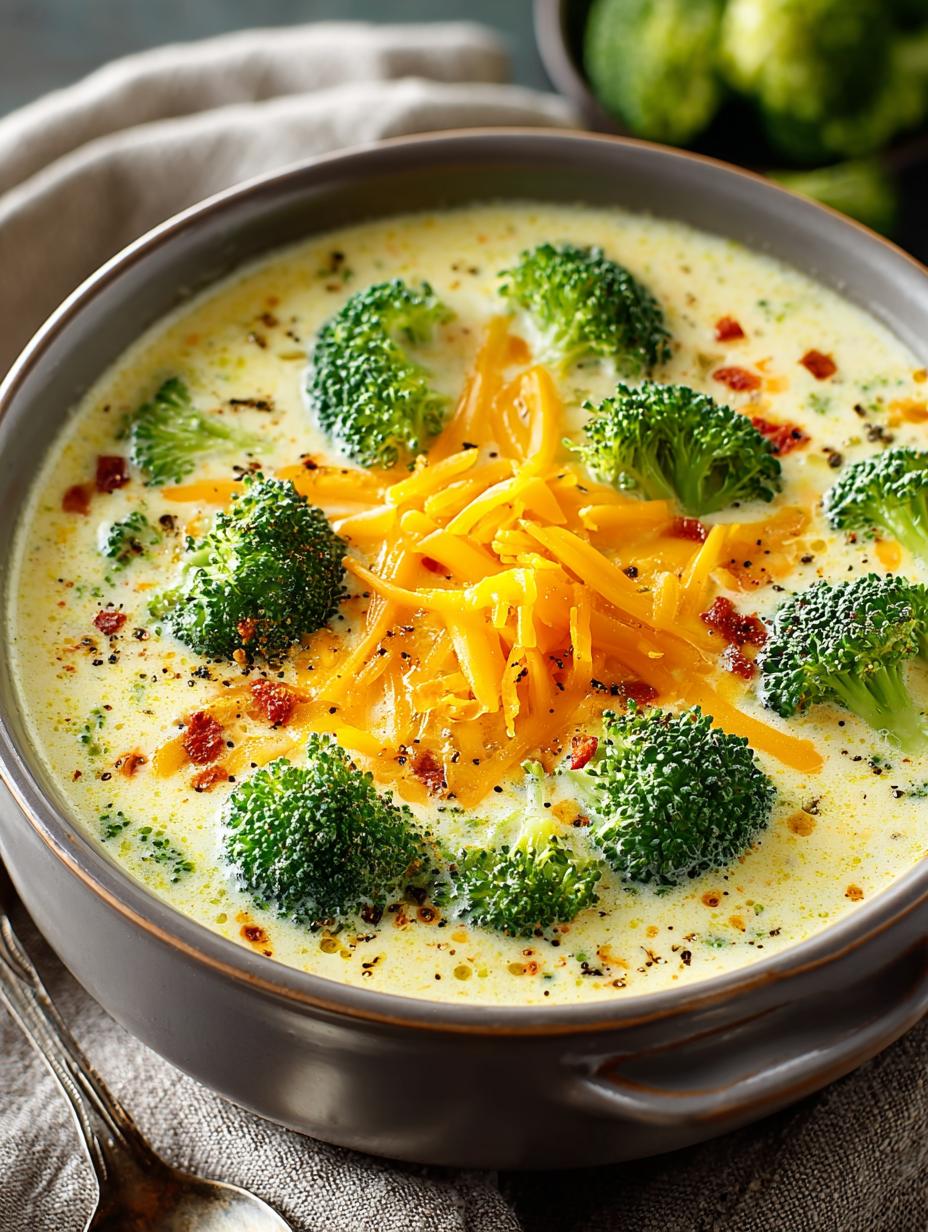 Keto Broccoli Cheddar Soup