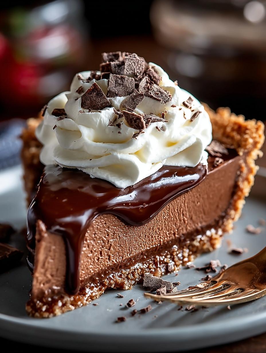 Keto Chocolate Silk Pie