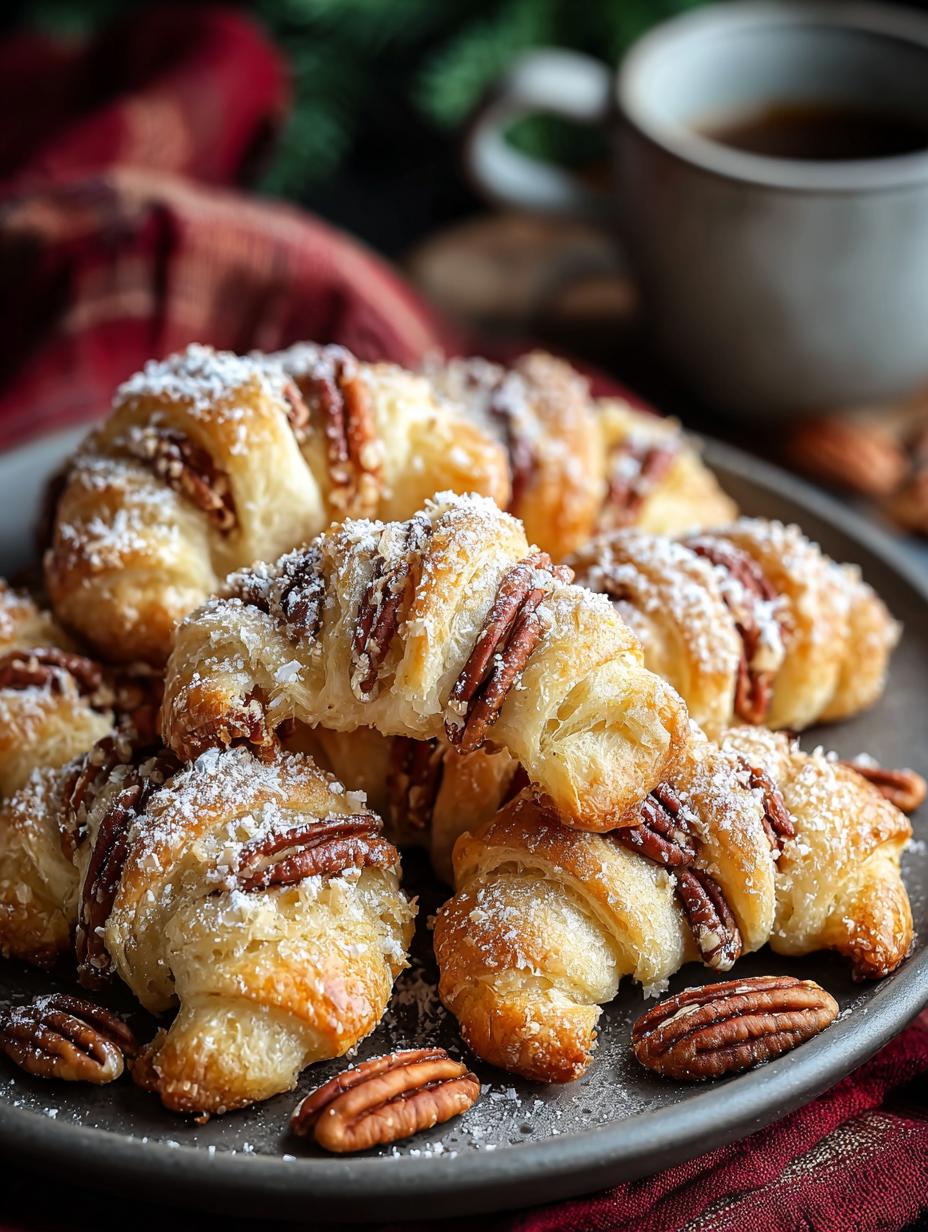 Keto Pecan Crescents Low