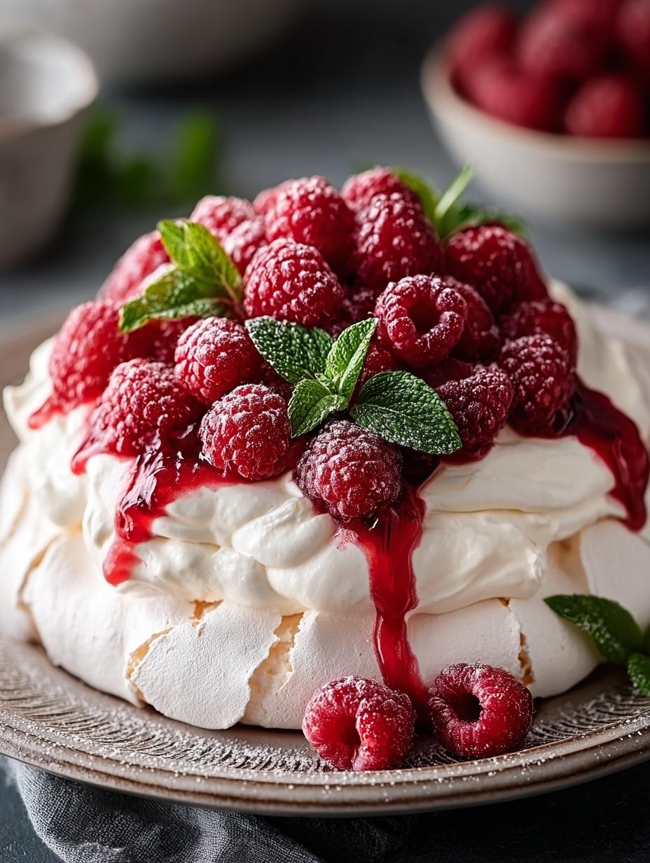 Keto Raspberry Pavlova Guilt-Free Delight 5 Keto Raspberry Pavlova Guilt-Free Delight - Keto Raspberry Pavlova Guilt - additional detail