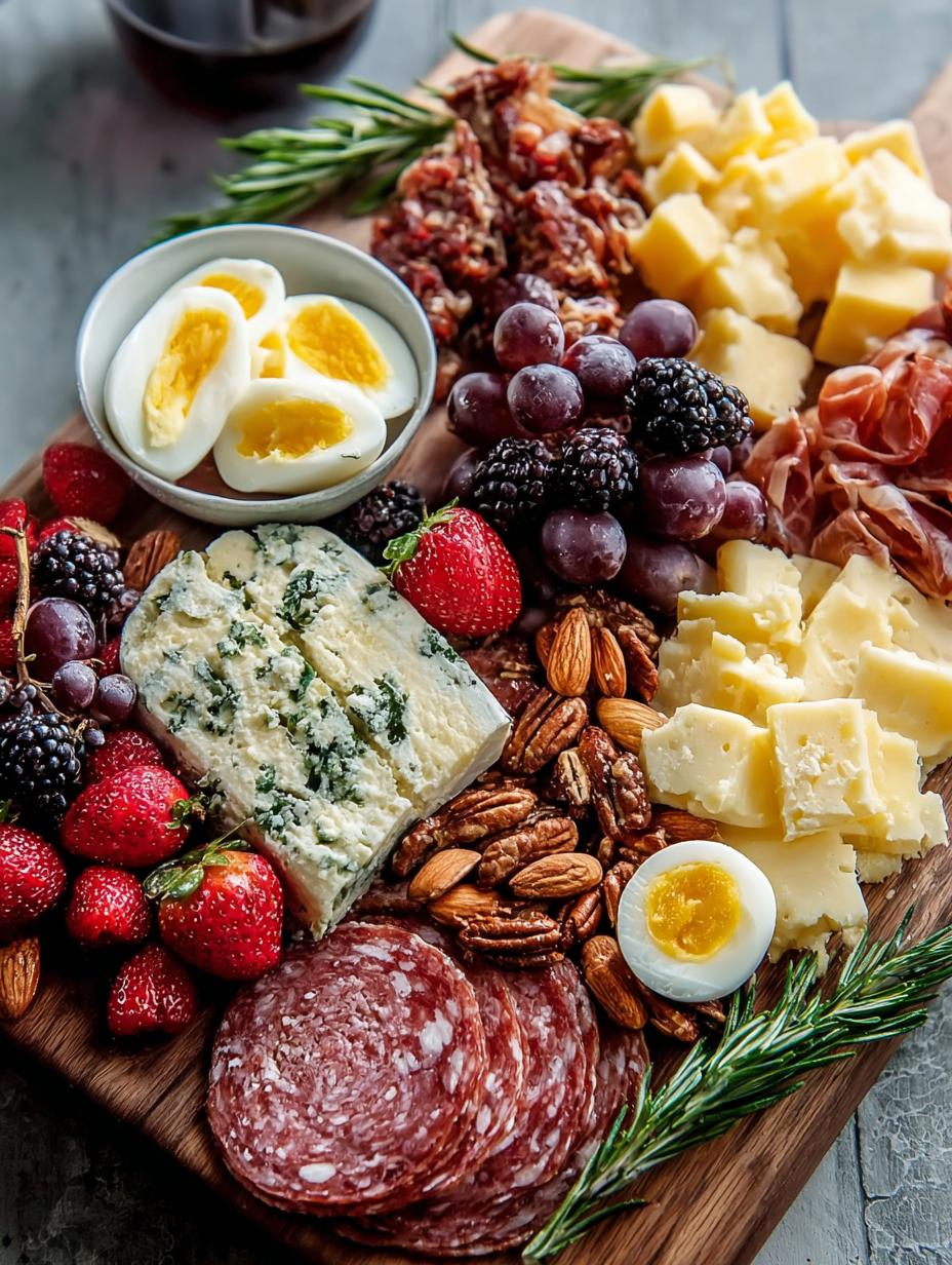 Keto Valentines Charcuterie Board