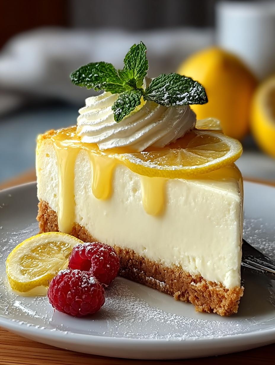 Lemon Cheesecake Delight