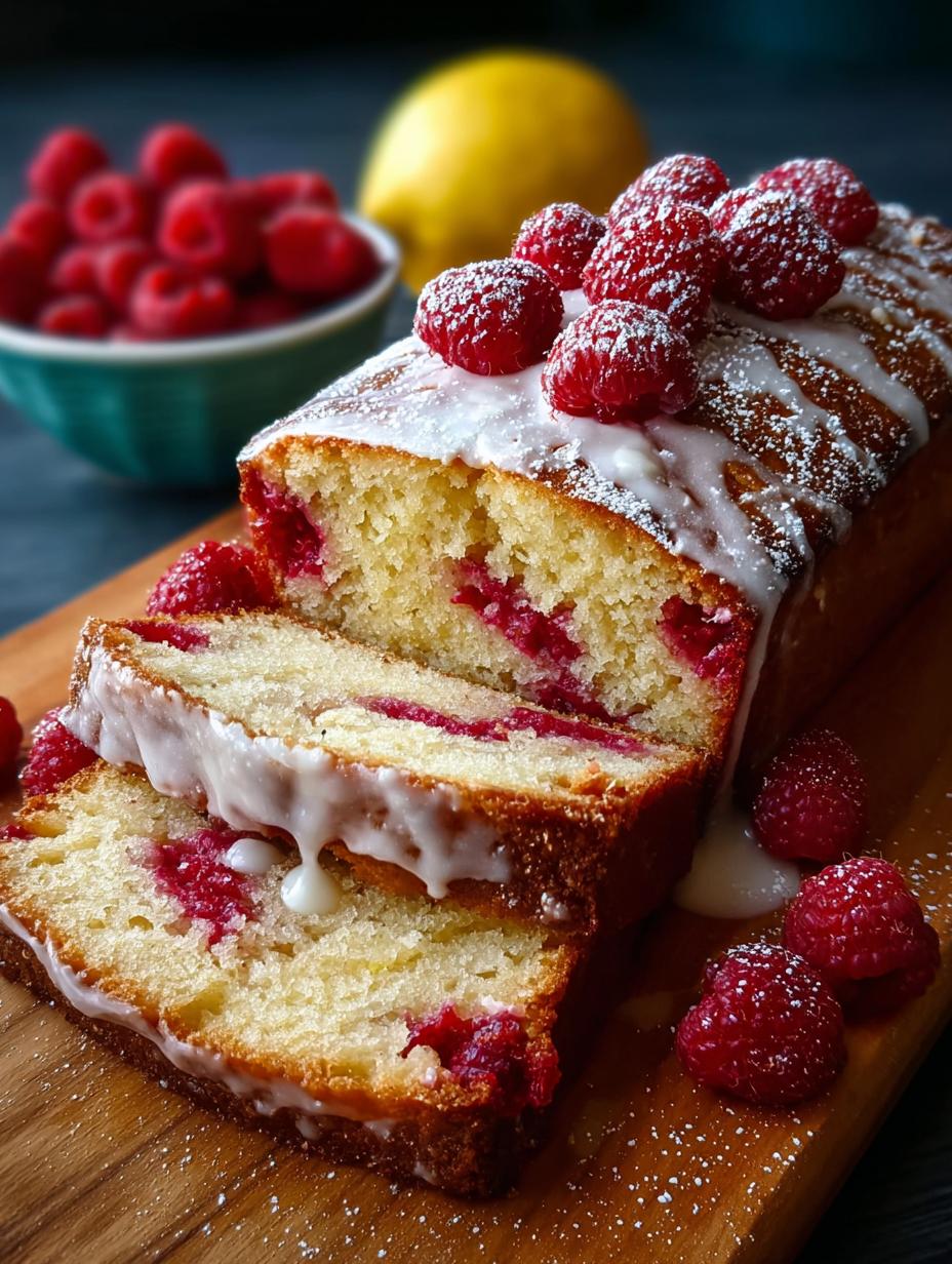 Lemon Raspberry Loaf Fluffy