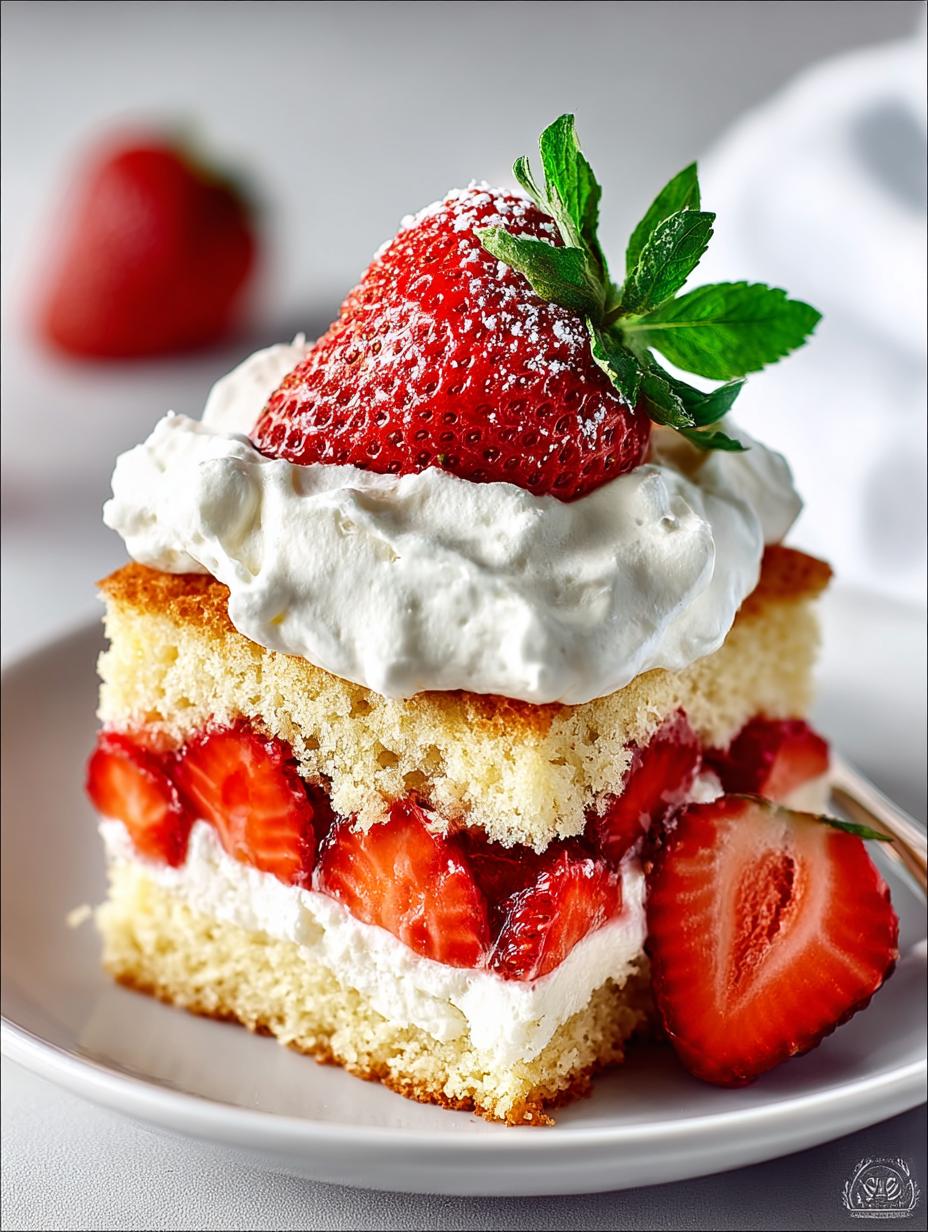 Low Carb Strawberry Shortcake