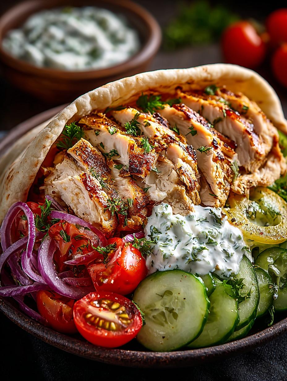 Low Carb Turkey Gyro Bowl: Healthy Mediterranean Delight - Low Carb Turkey Gyro - additional detail