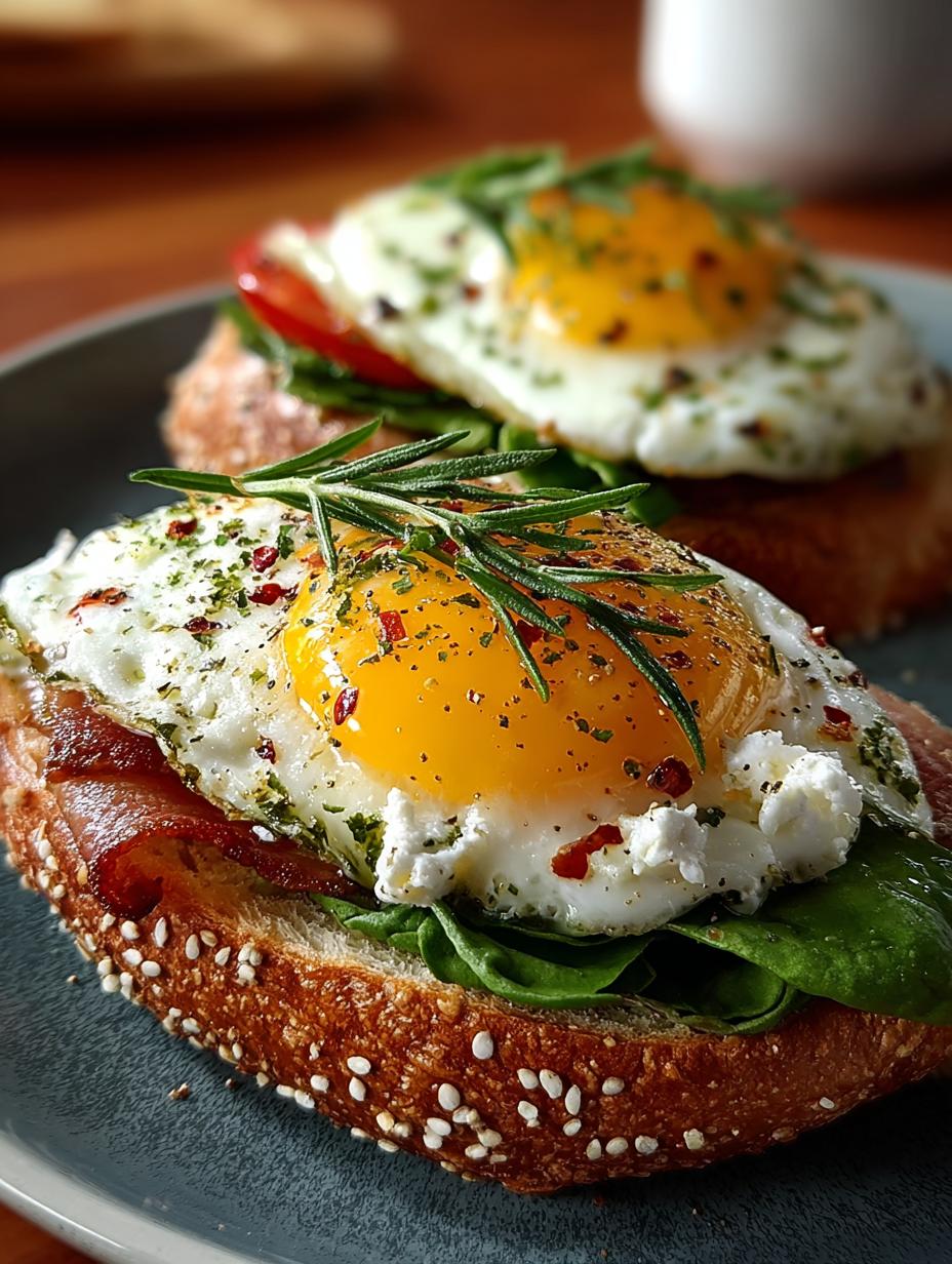 Mediterranean Breakfast Sandwich