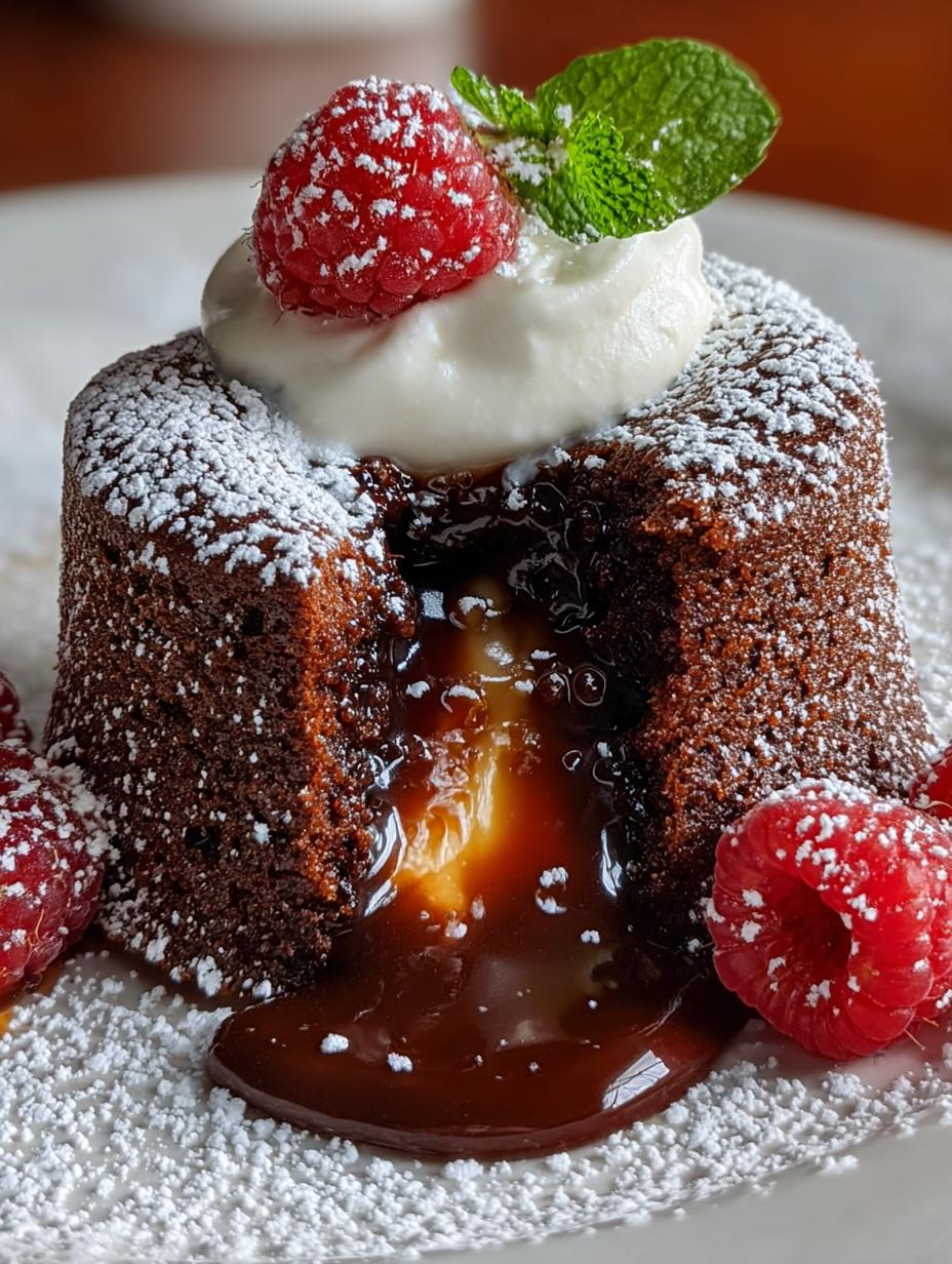 Molten Lava Cake Chocolate