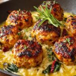 Oven Baked Chicken Meatballs