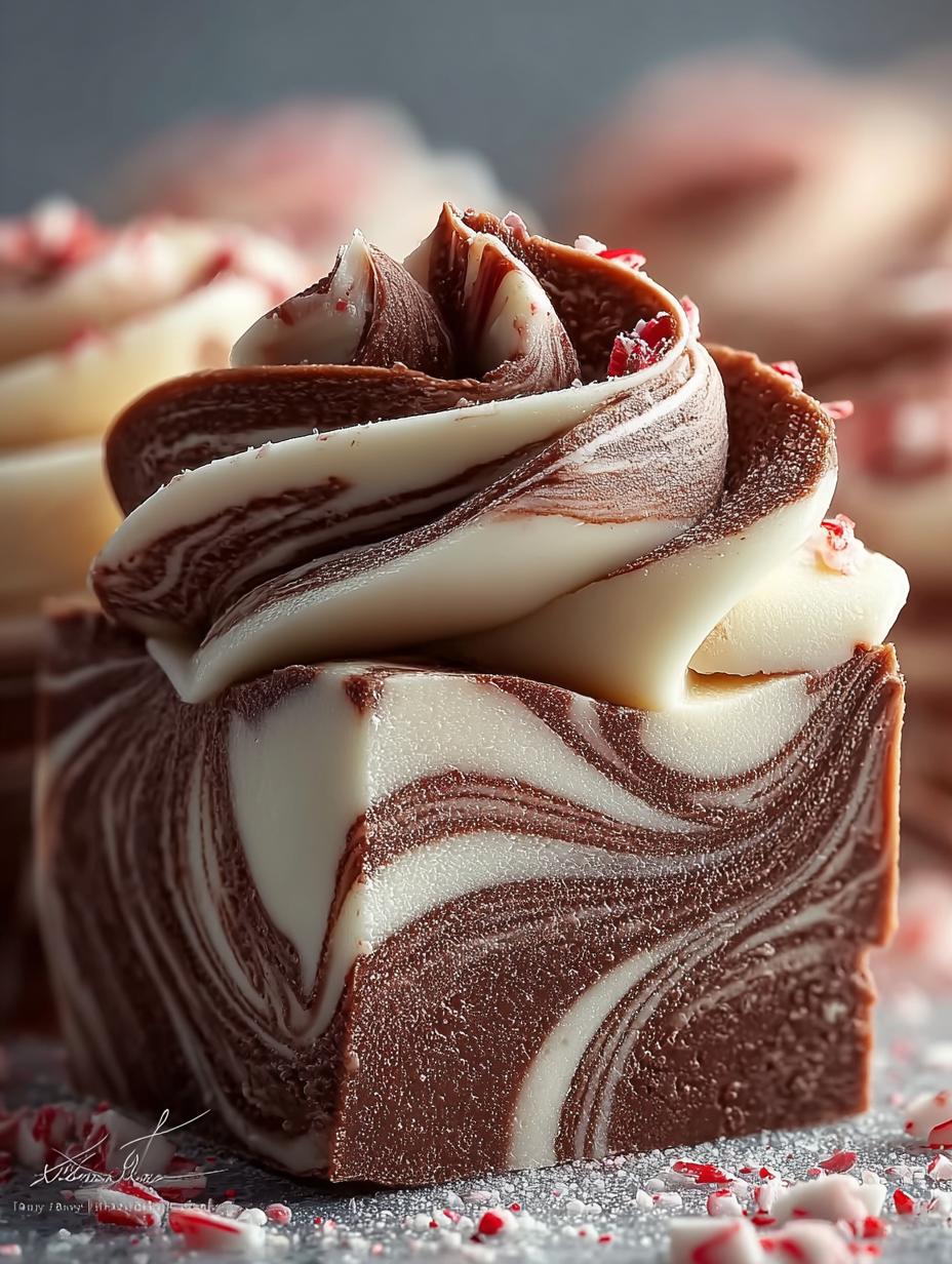 Peppermint Swirl Fudge: 7 Irresistible Holiday Treats - Peppermint Swirl Fudge - main visual representation