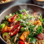Quinoa Roasted Vegetable Bowls