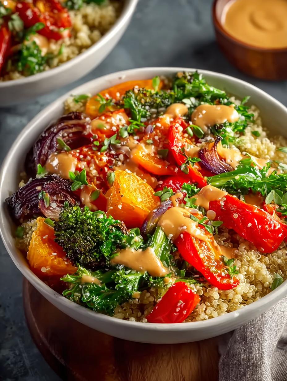 Quinoa Roasted Vegetable Bowls: 5 Flavorful Recipes - Quinoa Roasted Vegetable Bowls - additional detail