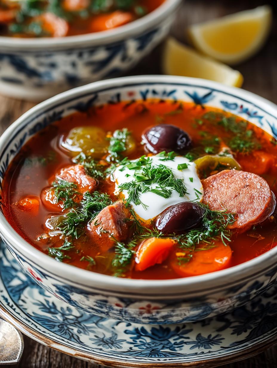 Russian Solyanka Soup Comfort