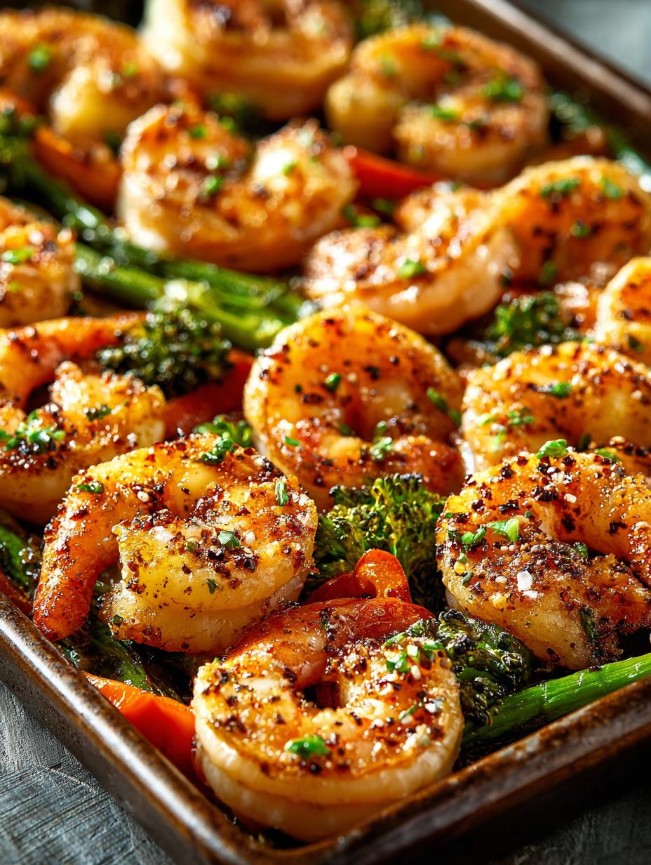 Sheet Pan Garlicky Shrimp