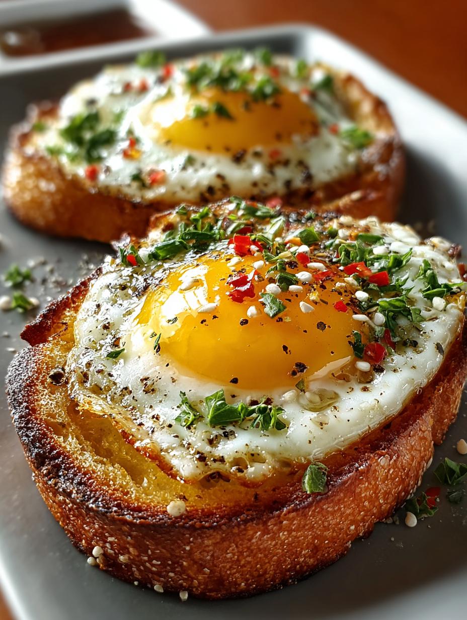 Spiced Egg Muffin Toast