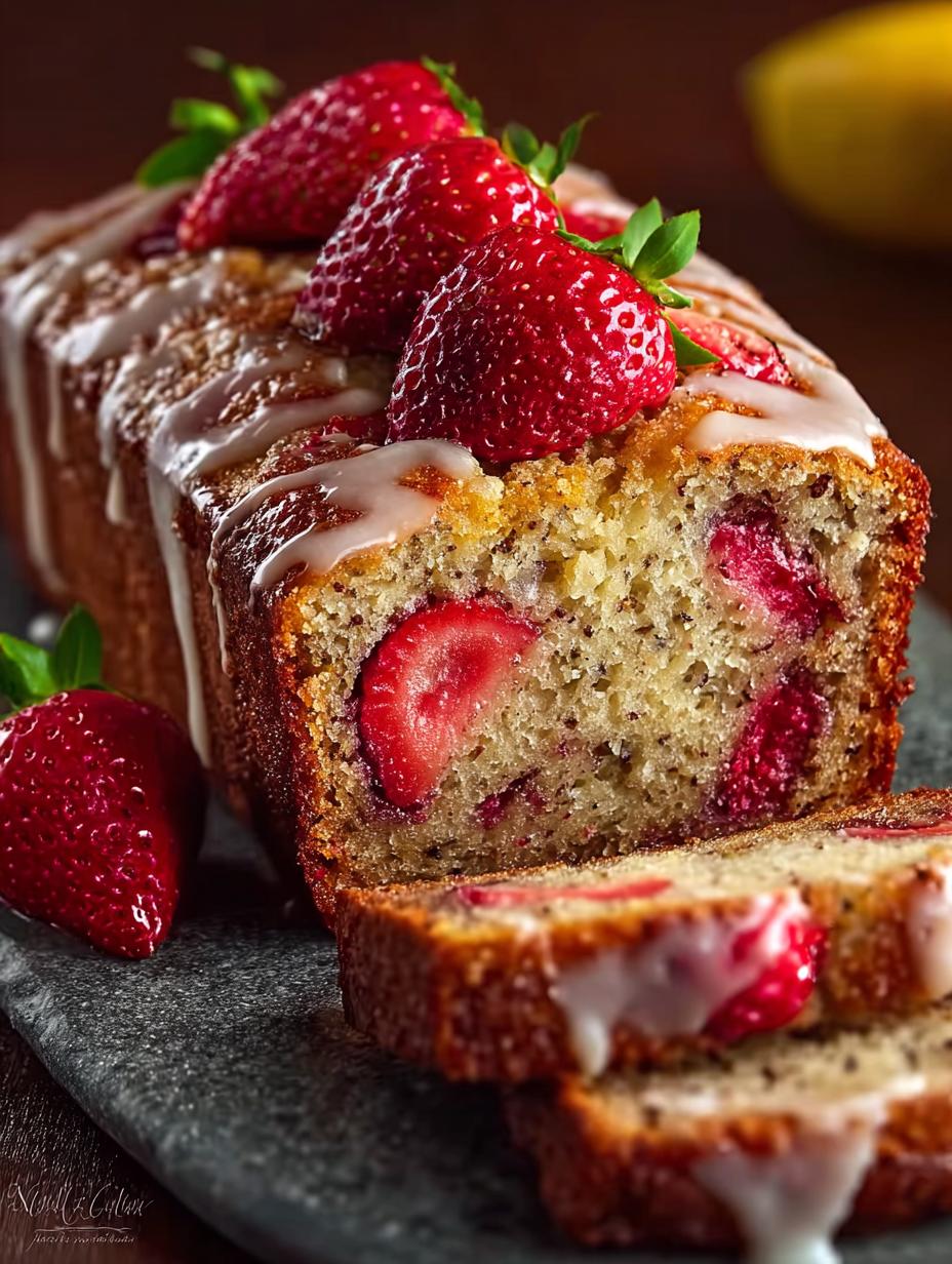 Strawberry Banana Bread