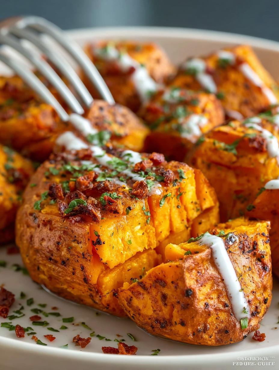 Crispy Air Fryer Sweet Potato Cubes in 25 Minutes - Air Fryer Sweet Potato - main visual representation