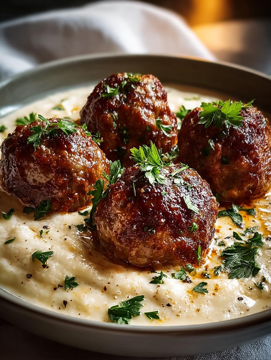 Carnivore Creamy Meatballs