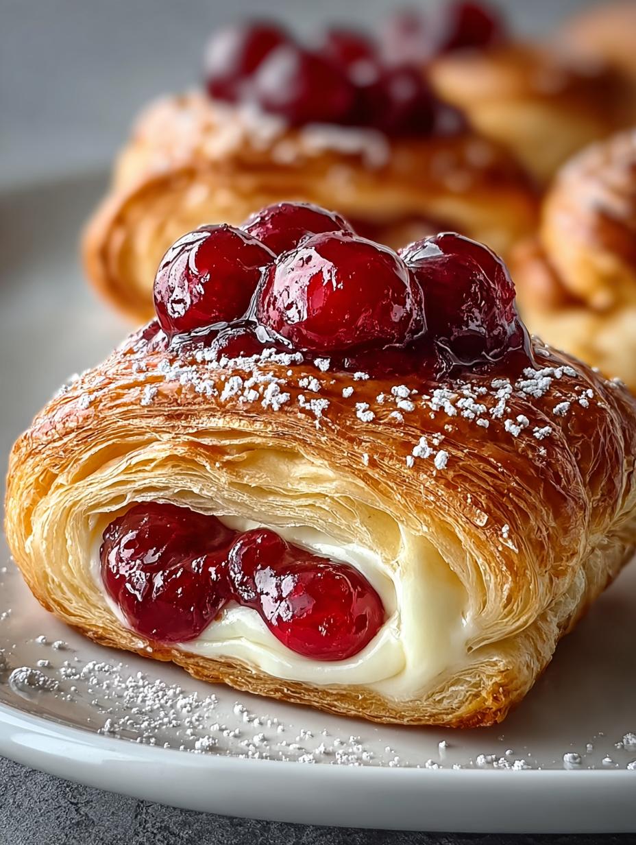 Easy Cherry Cheese Danish: 7 Steps to Irresistible Flavor - Cherry Cheese Danish - main visual representation