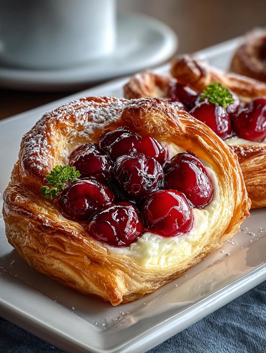 Easy Cherry Cheese Danish: 7 Steps to Irresistible Flavor - Cherry Cheese Danish - additional detail