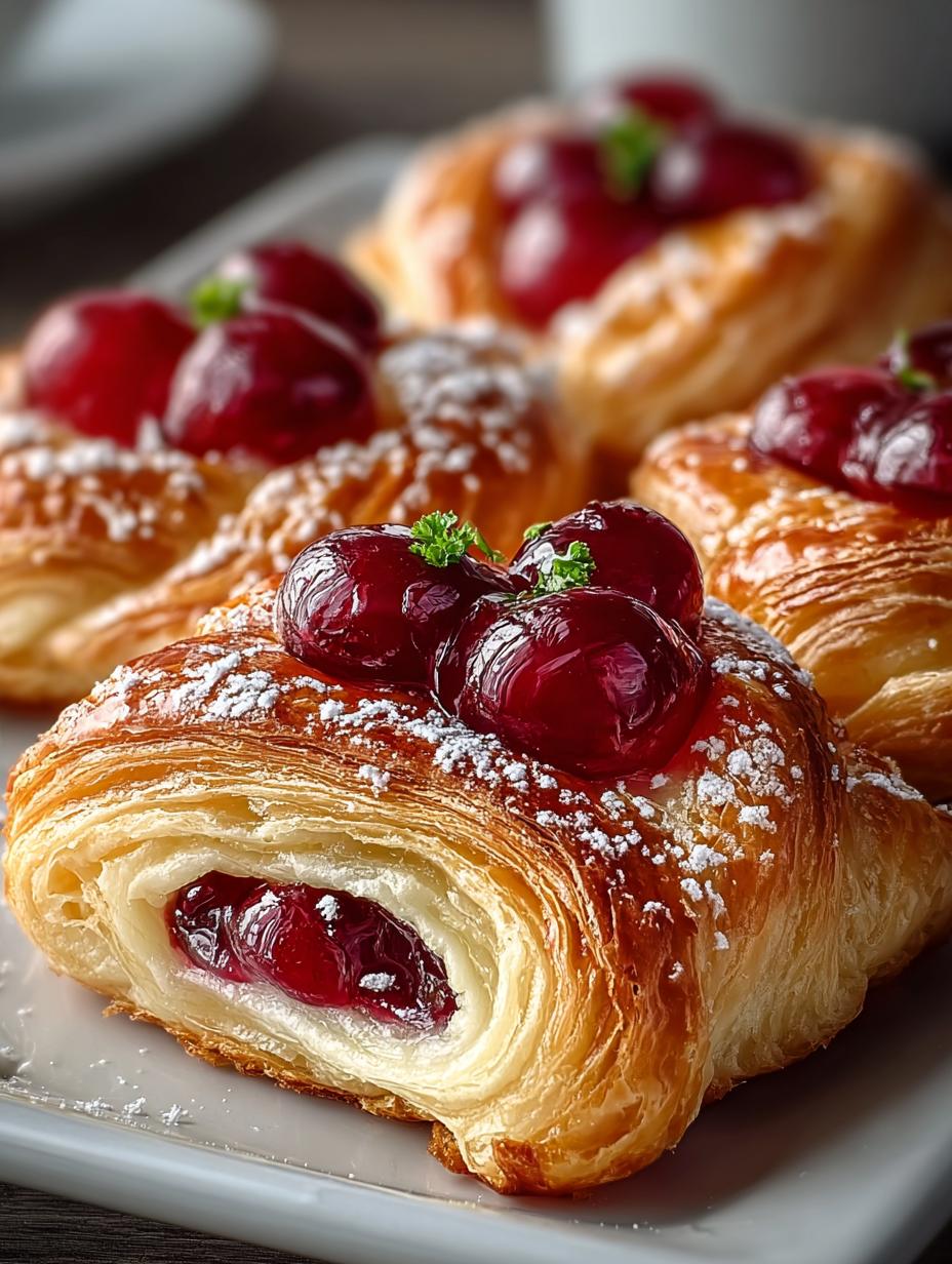 Cherry Cheese Danish