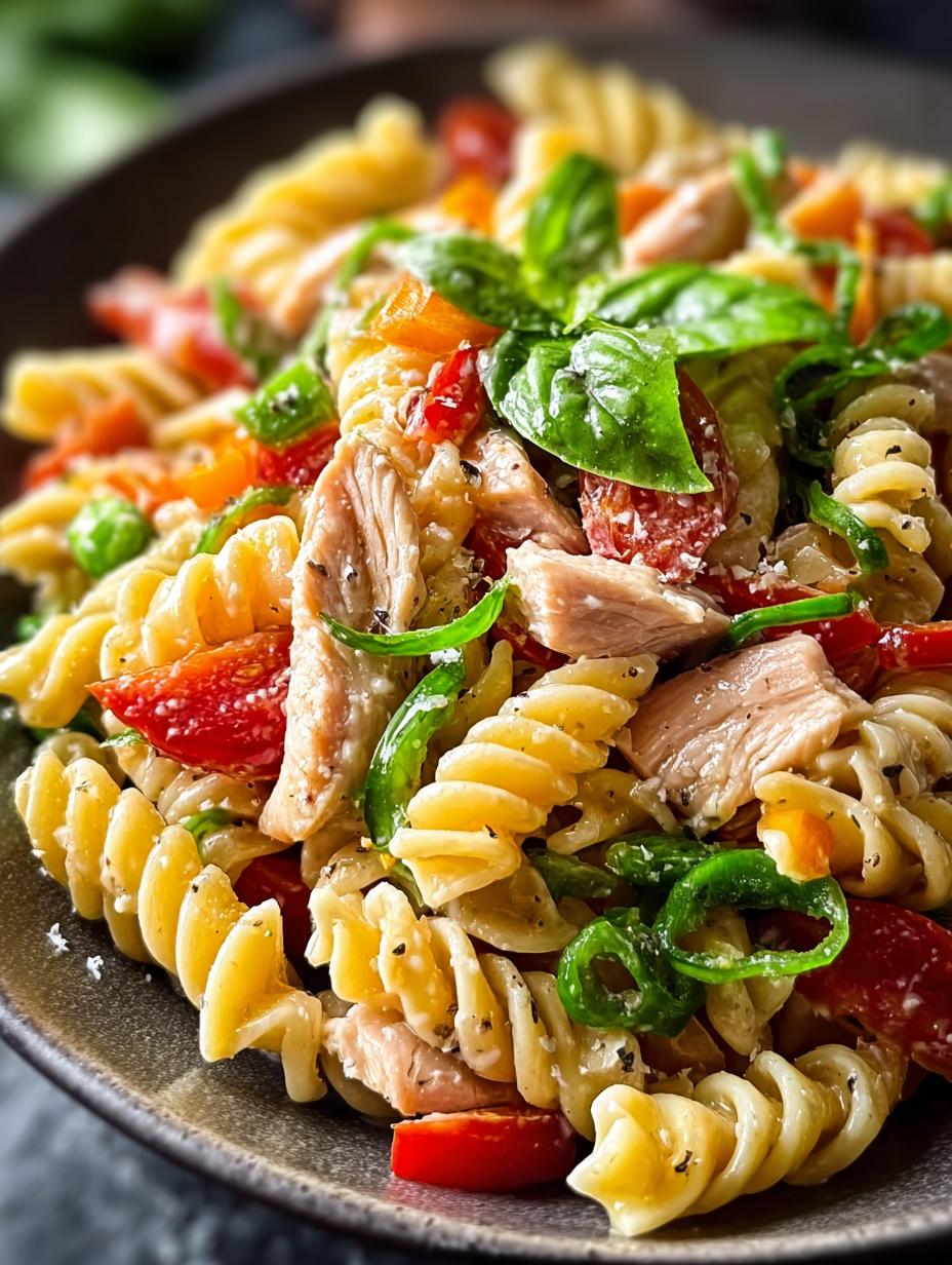 Chinese Chicken Pasta Salad