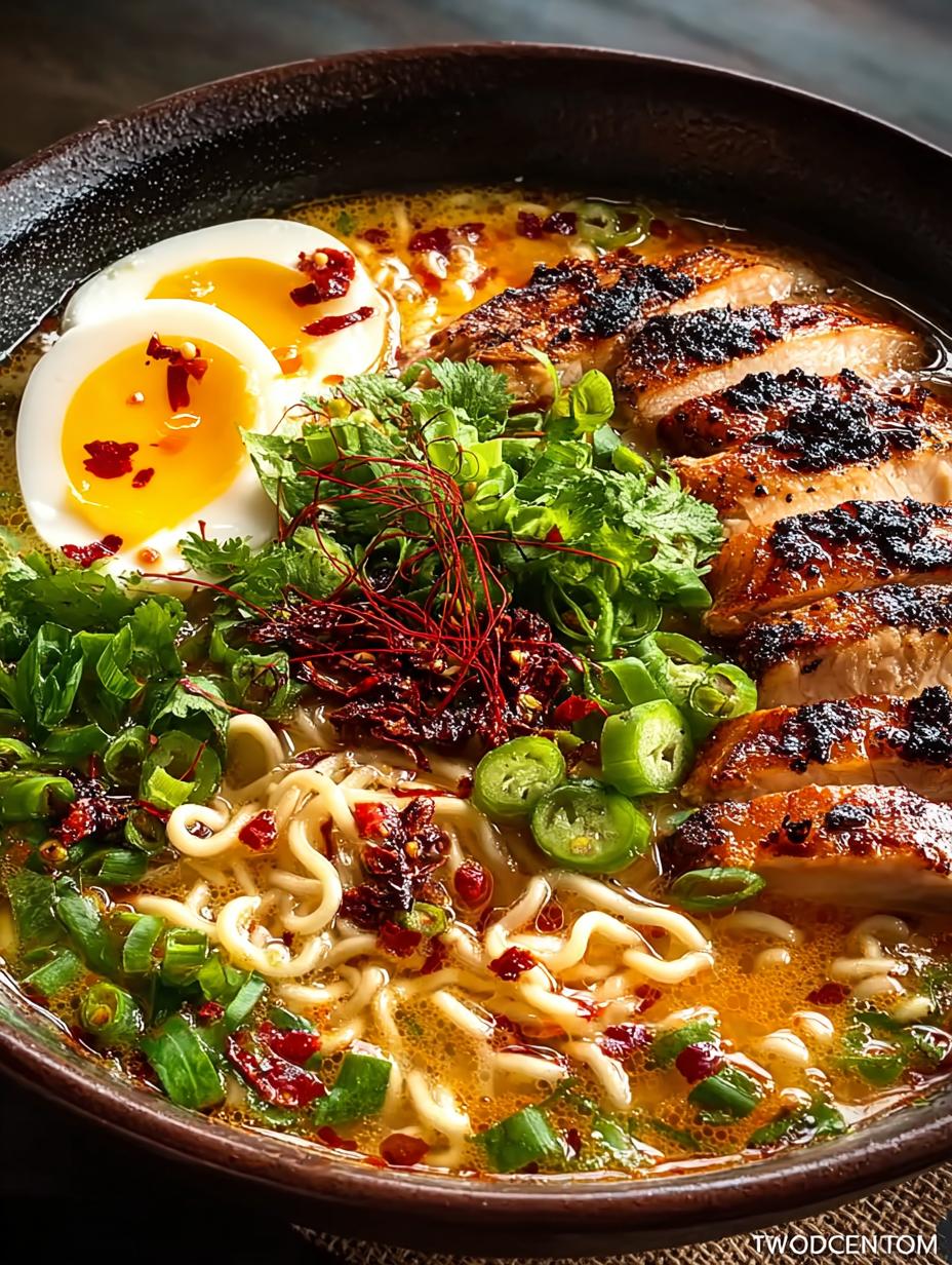 Creamy Marry Chicken Ramen
