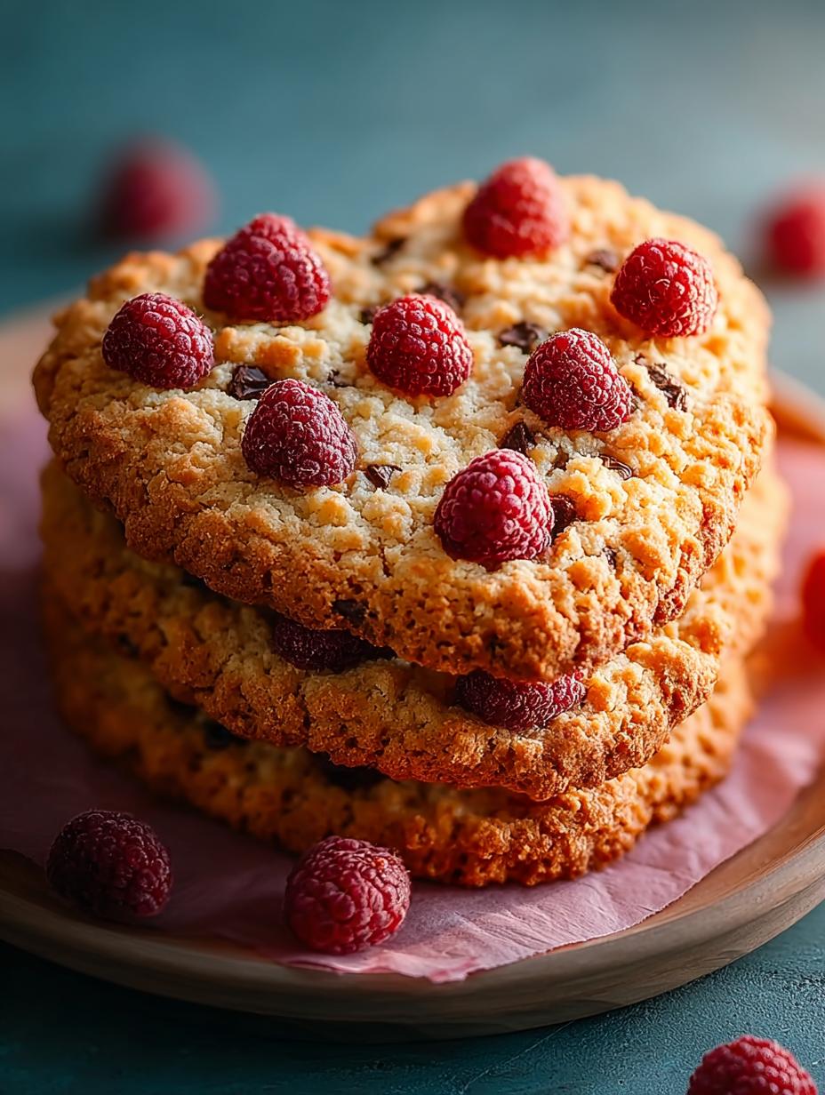 Crispy Chocolate Oat Cookies