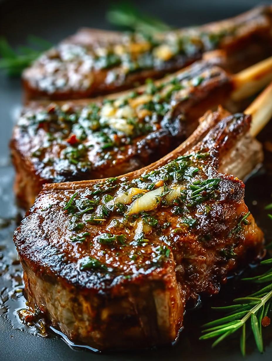 Juicy Garlic Butter Lamb